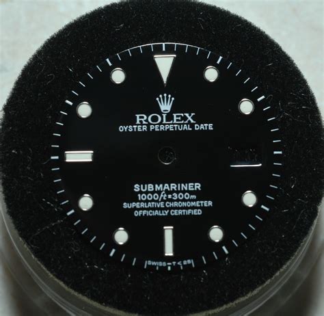 genuine rolex submariner dial|rolex submariner dial replacement.